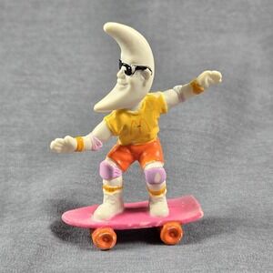 Vintage 1988 McDonald's Mac Tonight Skateboard Figure Happy Meal Toy Moon Man